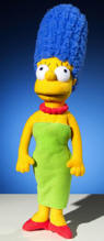 The Simpsons' Marge Simpson Plush Doll - Tag reads 17" but when measured is larger 20 inches