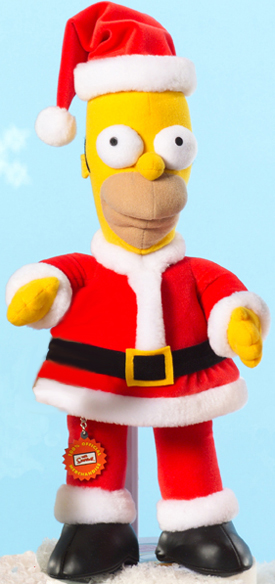 Click here to go to our Collectible The Simpsons' Christmas Skater Lisa and Santa Homer