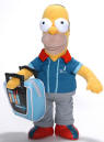 Bowling Homer Simpson with Bowling Bag  Limited Edition - He says "Donuts!  Is there anything they can't do?", "Can't Talk, Eating!", "NO" and "Feeling Stupid?  I know I am!". His shirt has his name on it.  18 inches high