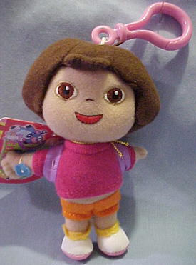 Click here to go to our selection of Nick Jr. Dora the Explorer Swiper Boots Backpack Clip Ons