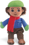 Gund Dora the Explorer's Boy Friend Diego Christmas Plush Doll -  Diego is dressed for Winter in his green ski cap, green gloves, red scarf and brown boots (introduced Spring 2005 and limited to Christmas 2005) (safe for most ages) 8 inches