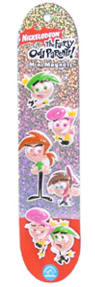 Nickelodeon's Fairly Odd Parent's Cosmo 5 Magnet Set - the set includes:  Cosmo (1 1/2" H), Wanda (1 1/2" H), Timmy's Sister (2 1/2" H), Timmy (1 1/2" H) and Cosmo & Wanda together (2 1/4" H x 2 1/4" W)