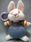 Max & Ruby's Max Bunny Rabbit Plush Clip On  4 inches