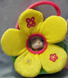 Max & Ruby's Ruby Bunny Rabbit Purse Peeker 4 inch Ruby, 5 inch Purse and a 6 inch Flower