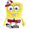 Nickelodeon SpongeBob Square Pants Plush University of Alabama Crimson Tide Fan SpongeBob's shorts have the college emblem embroidered onto them.  They come off to reveal his collegiate underwear briefs.  SpongeBob is made entirely of a soft plush material.  He can be used as a pillow, seat cushion, back rest or something to hold while you cheer your team on!  These Large Plush have been discontinued by the manufacturer.  Quantities left in stock are very limited!  26 inches high