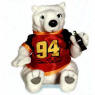 Coca Cola Bean Bag Plush NASCAR Driver Bill Elliot  #94