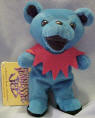 Liquid Blue Grateful Dead Beanie Bear Tennessee Jed - quantity produced 56,256 Retired 6/1/98 born 6/27/87 at Alpine Valley Tour Memory: The Boston Garden 9/20/91 second set opener Help>Slip>Fire nearly blew my mind! I've never heard a crowd cheer so loudly. EVERYONE in the place was expecting Franklin's and they play Fire! I loved it when they mixed things up. The teddy bear is approximately 7" tall.