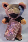 Liquid Blue Grateful Dead Bean Bear St. - Stephen - quantity produced 108,576 Retired 10/1/99 born 9/20/70 at Fillmore East Tour Memory: Staying at the Desmond Americana for the Albany shows- we were smuggling our musical instruments through a window on the first floor when someone walked by, laughing loudly. Amp in hand, I turned to see the Fat Man himself. The teddy bear is approximately 7" tall.