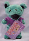 Liquid Blue Grateful Dead Bean Bear Stagger Lee - quantity produced 86,688 Retired 3/1/99 born 5/10/91 AT Shoreline Tour Memory: A Terrapin Station anytime, any place! I loved it when Jerry really stepped out like on High Time or Stella Blue and of course Terrapin. He was definitely the leader of the band- which reminds me, Ramble on Rose rules too! The teddy bear is approximately 7" tall.