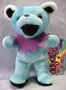 Liquid Blue Grateful Dead Bean Bear Daydream - quantity produced 101,376 Retired 10/1/99 Born 8/1/98 at Cal Expo Amphitheater. Tour Memory: The best thing about tour was that I always had an easy time figuring out what I would do with all my vacation time! By following the Grateful Dead I have seen places and done things all over the world that I might not ever had if it wasn't for the Dead. 7 1/2 inches tall
