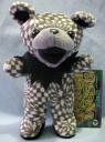 Liquid Blues' Grateful Dead Bean Bear August West - quantity produced 67,584 Retired 10/5/00 Born 5/16/93 at Sam Boyd Silver Bowl Tour Memory: I was in Louisville at Freedom Hall. I ended up ticketless and stayed around waiting for friends who had tickets. As the show was going on I started picking up trash to help keep the scene clean. Some other people noticed and started to help. We ended up as a group of people dancing around and picking up trash together and we had a great time! 7 1/2 inches tall