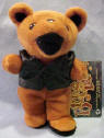 Liquid Blues' Grateful Dead Bean Bear Blues Man -Blues Man was named after Ronald "Pigpen" McKernan who died on March 8th 1973 at the age of 27. quantity produced 67,584 Retired 10/5/00 Tour Memory: A strong blues influence runs deep in the Grateful Dead and dates back to their formative days as The Warlocks. The Dead was blessed early on with one of the country¿s premier blues performers. He was known for his powerful vocals, and intense keyboard and harmonica playing. A crowd favorite, he could energize an entire show with his strong stage presence and his love of the music. 7 1/2 inches tall