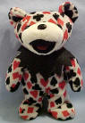 Liquid Blues' Grateful Dead Bean Bear Deal - quantity produced 53,088 Retired 12/8/00 Born 8/31/81 at Aladdin Theatre Tour Memory: I bought a ticket in the lot at Shoreline. I was headed into the show, when the ticket taker said my ticket was counterfeit. What a jones! I was making my way back to the lot and had given up all hope of getting in, when a limo pulled up next to me. A woman in back rolled the window down and asked me if I needed a ticket. I said, "yes," and she handed me a ticket. She didn't want any money, I think she was my "Ticket fairy." 7 1/2 inches tall