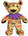 Liquid Blues' Grateful Dead Bean Bear Mexicali - quantity produced 27,264 Retired 5/10/01 Birthday 10/19/1971 Tour Memory Camping was one of my favorite things to do on tour. Once, we traded tapes with some other heads in a rest stop and they invited us to the farm that they were camping at for the show. People played instruments around a bonfire all night long. I've camped in national parks and even people's back yards, skinny dipped in ponds and cooked over wood fires. For me camping was the only way to do tour. 7 1/2 inches tall