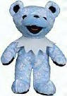Liquid Blues' Grateful Dead Bean Bear Baby Blue - Birthday 01/07/1966 Tour Memory I was in this little country store in Buffalo when the woman behind the counter said to me, "I love when the Grateful Dead come to town. You people are all so nice." It made me feel good to know she thought I was nice and that I was one of "those people". 7 1/2 inches tall