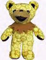 Liquid Blues' Grateful Dead Bean Bear Sunflower - Birthday 03/02/1992 Tour Memory: I love Calvin and Hobbes. The first time I saw a T-shirt with them on it I nearly lost it. It became an obsession for me to find every Calvin and Hobbes shirt I could find. It got to the point where I wouldn't go to a show without one on. I know it sounds silly but I felt like a cartoon myself a lot of the time. I was usually pretty animated. 7 1/2 inches tall