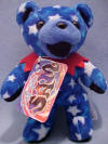 Liquid Blues' Grateful Dead Mini Bean Bear Lil Sam  6 1/2 inches