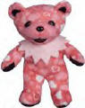 Liquid Blues' Grateful Dead Mini Bean Bear Lil Heart  6 1/2 inches