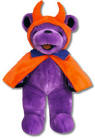 Liquid Blues' Grateful Dead Friend O' Mine Plush Teddy Bear Tour Date 12/12/80 Swing Auditorium 18 inches high