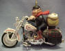 Harley Davidson Motorcycle Ornament Letters to Santa 5 1/2 inches