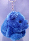 Puffkins Plush Key Chain Skylar the Blue Bear - DOB 5/24/98  Retired 3 inches