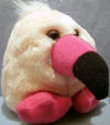 Puffkins Bean Bag Plush Flo the Flamingo - DOB 1/17/98  Flo loves to swim in the afternoon, her pink flamingo head singing a tune.  She splashes and sings in the water with her friends, all of them hoping the fun never ends.  (introduced in May 1998 and has been retired) 5 inches high