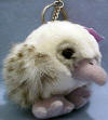 Puffkins Plush Key Chain Swoop the Falcon 5/11/98 3 1/2 inches