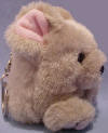 Puffkins Plush Key Chain Murphy the Mouse - DOB 5/1/97  Retired 3 inches