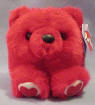 Puffkin Kisses the Red "Love" Teddy Bear&nbsp; 2/14/98  An affectionate friend by the name of Kisses. Sure to fulfill all of your wishes.  On days your hopes seem to go amiss, Kisses the bear will give you a kiss. safe for children 4 1/2 inches 