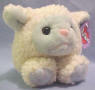 Puffkins Bean Bag Plush Bluebelle the Blue Face Lamb - DOB 4/11/98  Bluebelle the lamb is cuddly, soft and sweet, very quiet and very petite.  Bluebelle's voice is barely a sound, grazing in the meadow is where she can be found.  (Limited Edition Easter 1998) 4 inches high 5 inches wide 5 inches deep