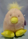 Puffkins Bean Bag Plush Chirps the Pink Chick - DOB 4/10/98  (light purple tag)  Like the chick that she is, she chirps all day.  That's how she got her name, most people say.  Chirps talks a lot and she's great to be around. Hangin' with Chirps, there's fun to be found.  (Limited Edition Easter 1998) 5 inches