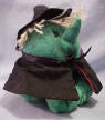 Swibco's Puffkins Hazel the Witch Date of Birth 10/31/97 Poem Hazel is a nineties witch. Traded her broomstick without a hitch. A vacuum cleaner gave her more power. Now she fly 50 m.p.h. Limited Edition Halloween 1998 5 1/2 inches