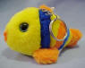 Puffkins Plush Key Chain Jules the Fish - DOB 8/25/98  Retired 5 inches long