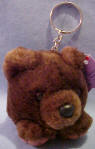 Puffkins Plush Key Chain Grizwald the Brown Bear - DOB 3/11/98  3 inches