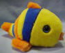 Puffkins Bean Bag Plush Jules the Striped Fish - DOB 8/25/98 Swimming all day in the warm salt sea Jules has a life so fun and carefree. She'll blow bubbles for you, show shells she saves, and ask what it's like above the waves. (introduced in June 1999 and has been retired) 7 inches long