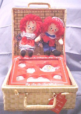 Click here to go to our Raggedy Ann and Andy Collectible Tea Sets in Picnic Basket
