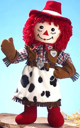 Click here to go to our Raggedy Ann and Friends Plush Rag Dolls