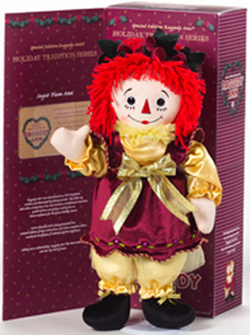 Click here to go to our Applause Dakin Raggedy Ann and Andy Holiday Tradition Series Collectible Rag Dolls