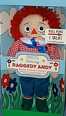 Click here to go to our Collectible Limited Edition Raggedy Ann and Andy Talking Plush Rag Dolls