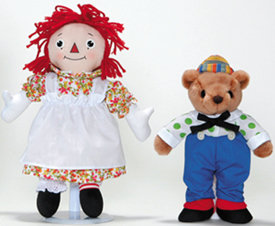 Click here to go to our Raggedy Ann and Andy Limited to 1,000 sets of Storybook Characters Series