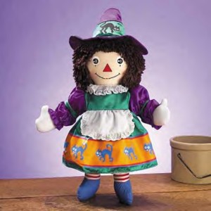 Limited Edition Raggedy Ann in Cookie Land - This is the adorable Limited Edition Raggedy Ann In Cookie Land Storybook Friends Doll from Dakin's Signature Collection. She is one of only 10,000 made. Raggedy is 15" tall and is dressed as a sweet witch.