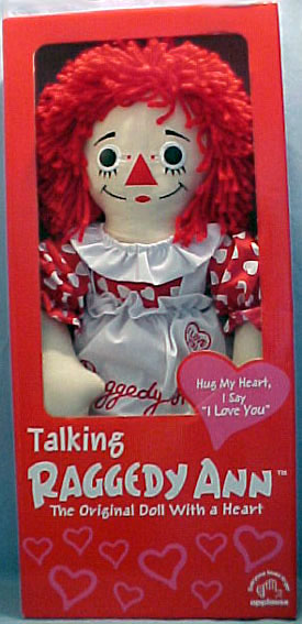 Cuddly Collectibles - Raggedy Ann and Andy Talking Rag Dolls by Applause