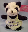 Russ Berrie Mother's Day Home Buddy Panda  "Happiness is Being a Grandma" 6 inches high