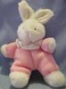 Russ Berrie Moppity Bunny in Pink Pajamas 10 inches