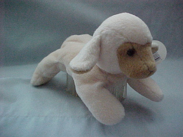 plush easter lamb