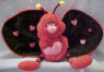 Russ Berrie Valentine Buzzy the Ladybug of Love - zips closed to form a heart