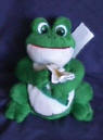 Russ Berrie St Patrick's Day Daisy the Frog with Daisy