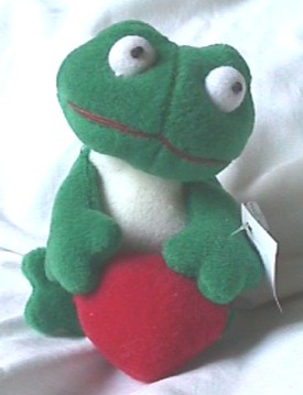 Click here to go to our selection of Russ Berrie Valentine's Day Plush Frogs