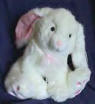 Russ Berrie Powder Puff Easter Bunny Sitting Plush Small