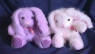 Russ Berrie Easter Plush Gumdrop Bunny Purple  4 inches